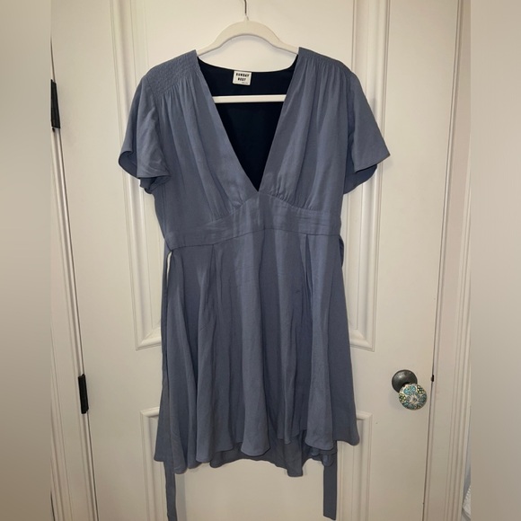 Aritzia Sunday’s Best Mini Dress- Blue, Large - Picture 1 of 3